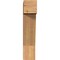 Ekena Millwork Traditional Block Smooth Bracket, Western Red Cedar, 5 1/2"W x 18"D x 26"H BKT06X18X26TRA05SWR - alternate 2